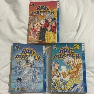 Rave Master Manga Volumes 11, 12, 13